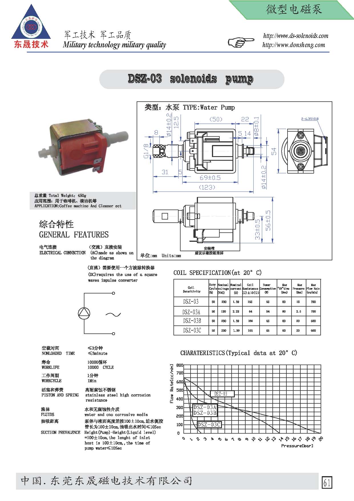 DSZ03DSZ04-电磁泵
